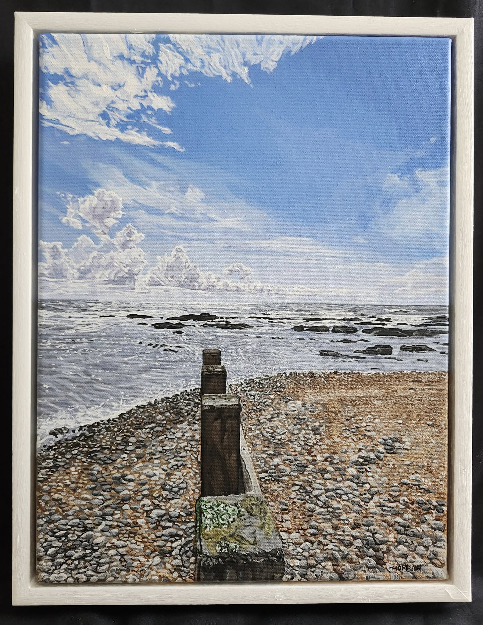 St. Leonards on Sea beach painting